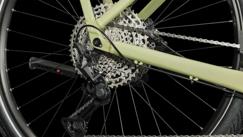 Cube Kathmandu Hybrid SLX 750 Trekking eBike in Green/Olive-4